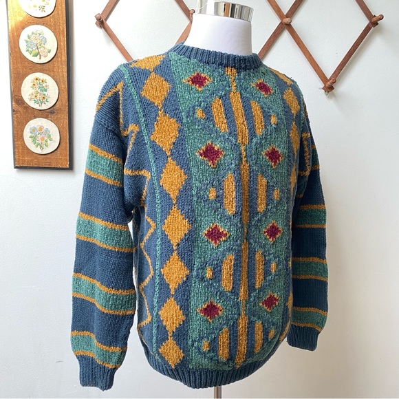 Vintage Dior Hand Knit Heavyweight Sweater - Picture 6 of 14